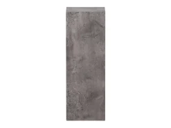 Mesa de centro Ramsvik, pedestal, mesa auxiliar gris.