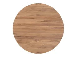 Mesa de centro redonda de madera de teca D80 cm - Bana