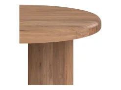 Mesa de centro redonda de madera de teca D80 cm - Bana
