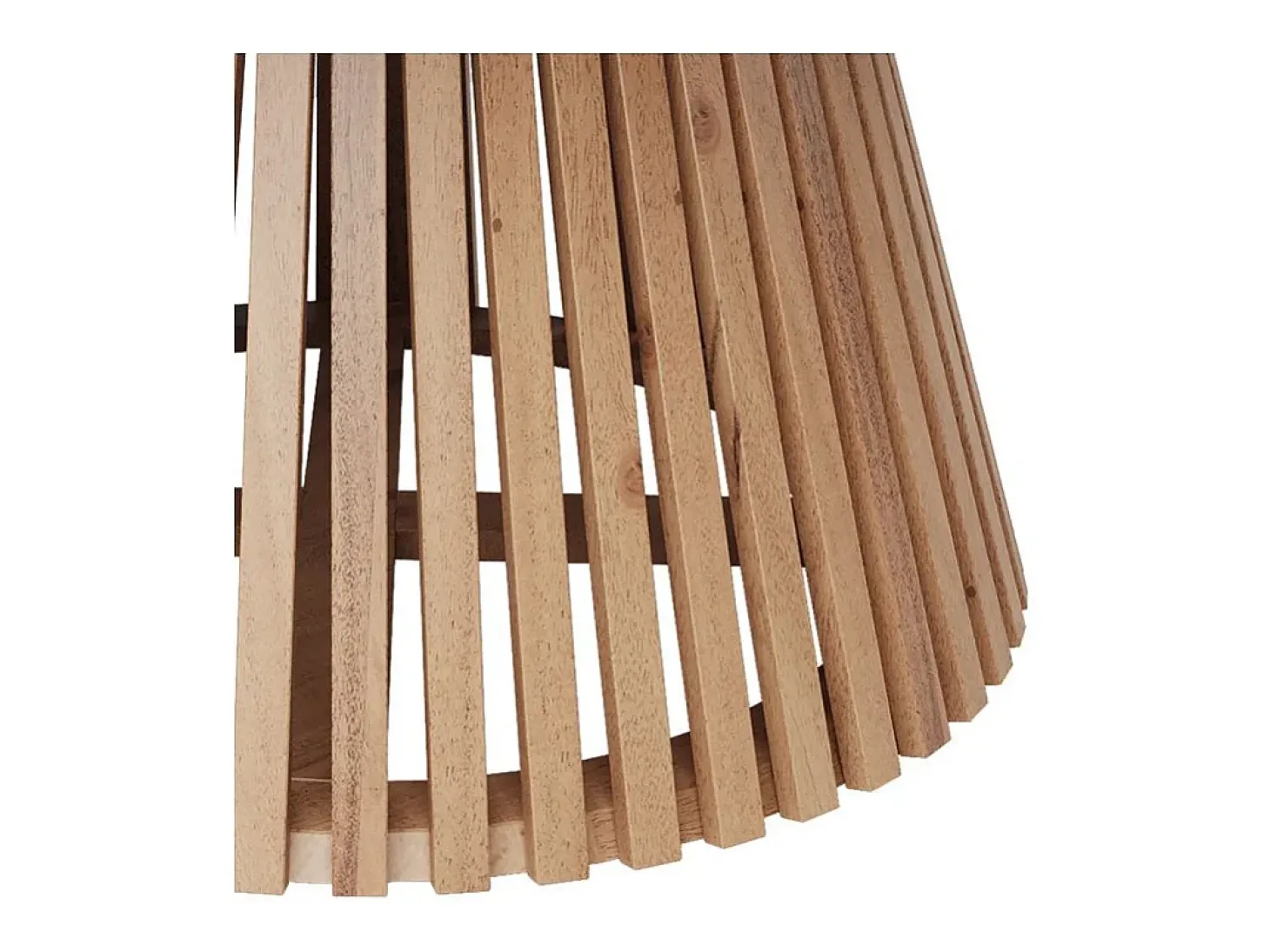 Mesa de centro redonda de madera de acacia ÿ80cm - Képès
