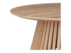 Mesa de centro redonda de madera de acacia ÿ80cm - Képès