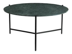 Mesa de centro redonda de mármol verde 90 cm diám. BUMCELLO