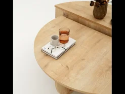 Mesa de centro redonda de diseño CARLOW
