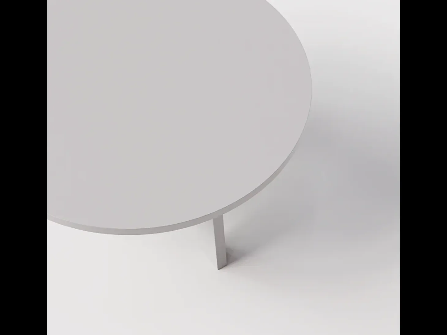 Mesa de centro redonda ELLA Ø90 cm Gris