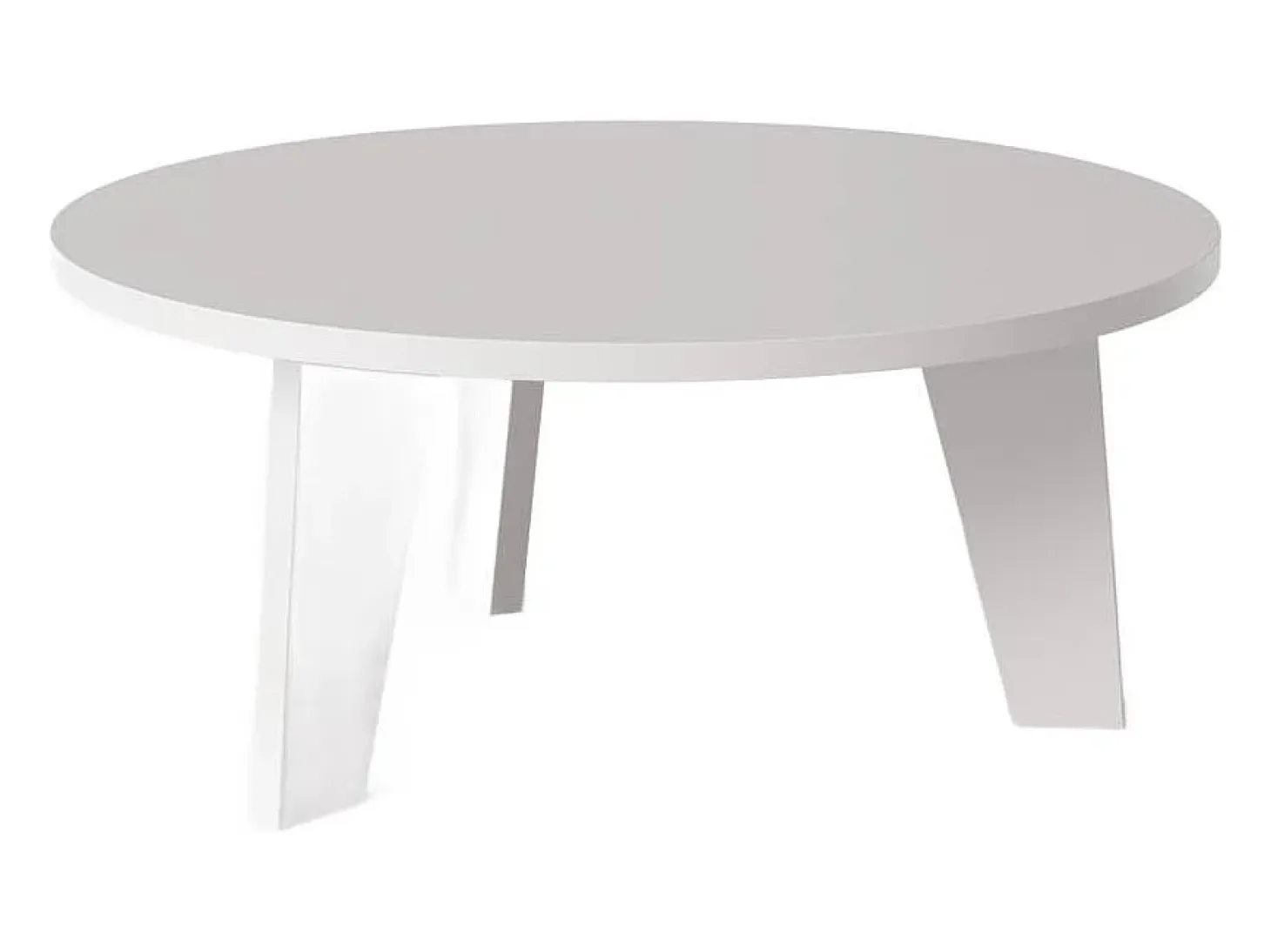 Mesa de centro redonda ELLA Ø90 cm Gris