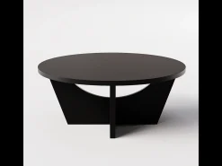 Mesa de centro redonda TORI Ø90 cm Negro