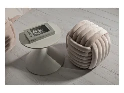 Mesa de Centro VKH528, Blanco, 45x45x39 cm, Kendra Home
