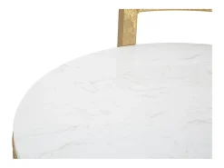 Mesa de Centro VKH531, Blanco, 40,5x40,5x50,5 cm, Kendra Home