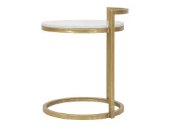 Mesa de Centro VKH531, Blanco, 40,5x40,5x50,5 cm, Kendra Home