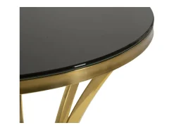 Mesa de Centro VKH879, Oro, 50x50x92 cm, Kendra Home