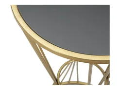 Mesa de Centro VKH590, Oro, 40x40x80 cm, Kendra Home
