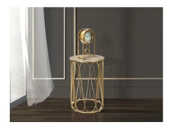 Mesa de Centro VKH520, Oro, 37x37x58 cm, Kendra Home