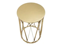 Mesa de Centro VKH520, Oro, 37x37x58 cm, Kendra Home