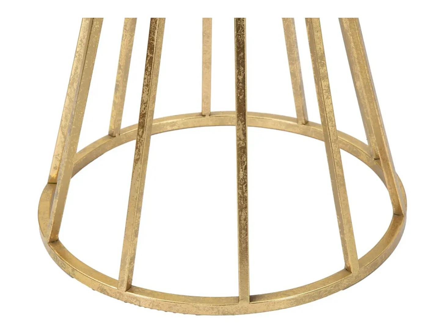 Mesa de Centro VKH519, Oro, 38x38x80 cm, Kendra Home
