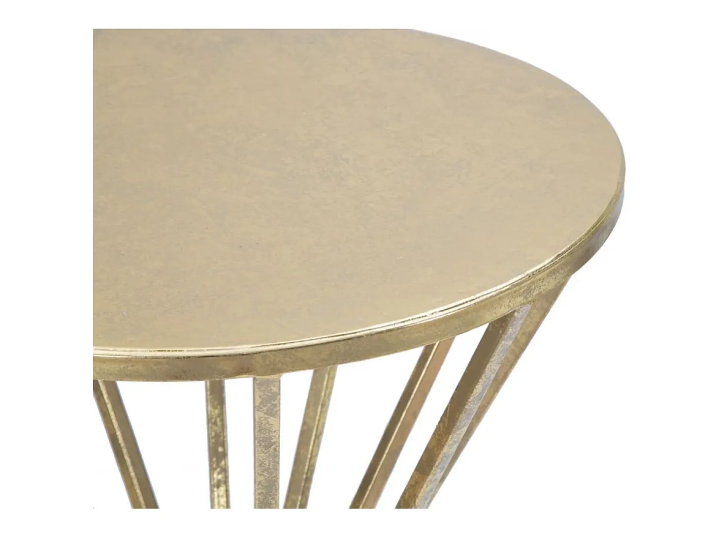 Mesa de Centro VKH519, Oro, 38x38x80 cm, Kendra Home