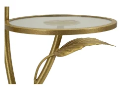 Mesa de Centro VKH802, Oro, 54x54x69,5 cm, Kendra Home