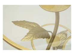 Mesa de Centro VKH802, Oro, 54x54x69,5 cm, Kendra Home