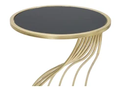 Mesa de Centro VKH548, Oro, 35x35x60 cm, Kendra Home