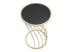 Mesa de Centro VKH548, Oro, 35x35x60 cm, Kendra Home
