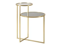 Mesa de Centro VKH570, Oro, 50x40x60,5 cm, Kendra Home