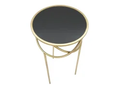 Mesa de Centro VKH593, Oro, 40x40x80 cm, Kendra Home
