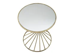 Mesa de Centro VKH549, Oro, 42x42x50 cm, Kendra Home