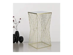 Mesa de Centro VKH594, Oro, 50x50x100 cm, Kendra Home