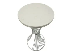 Mesa de Centro VKH581, Plata, 50x50x100 cm, Kendra Home
