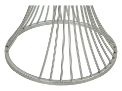 Mesa de Centro VKH581, Plata, 50x50x100 cm, Kendra Home
