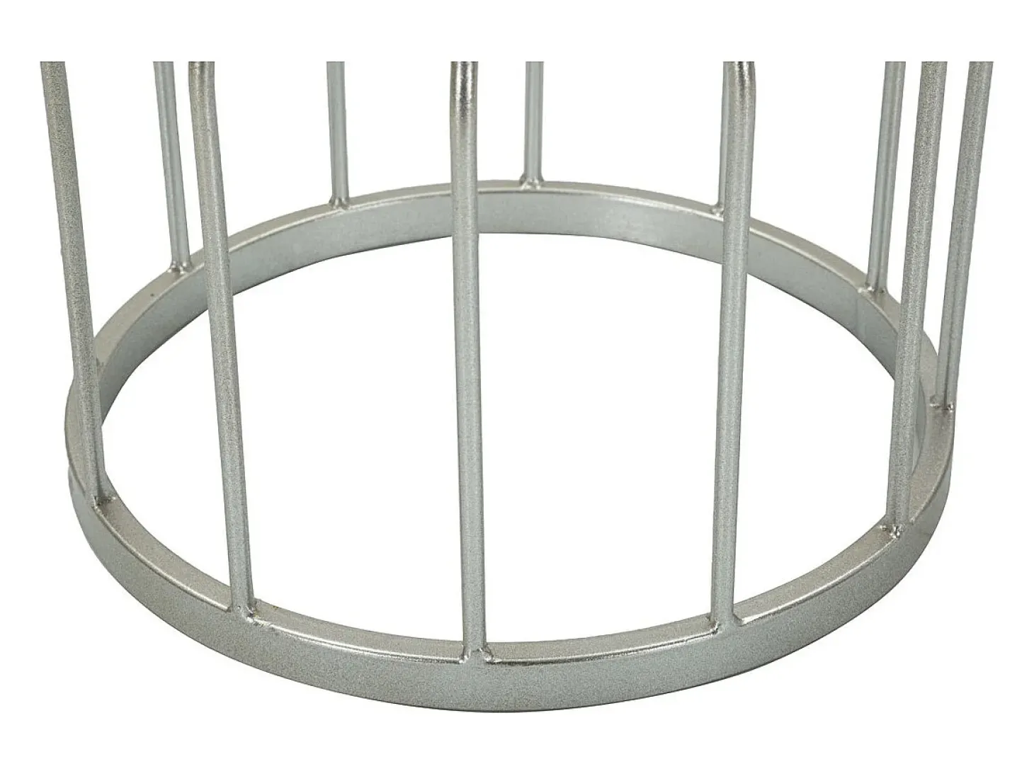 Mesa de Centro VKH532, Plata, 37,5x37,5x58 cm, Kendra Home