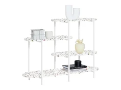 Mesa De Entrada Mesa Consola En 4 Niveles FSB89-W SoBuy