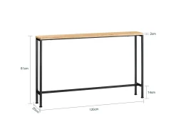 Mesa de Entrada Recibidor Grande Mesa de Consola FSB19-L-E SoBuy ES