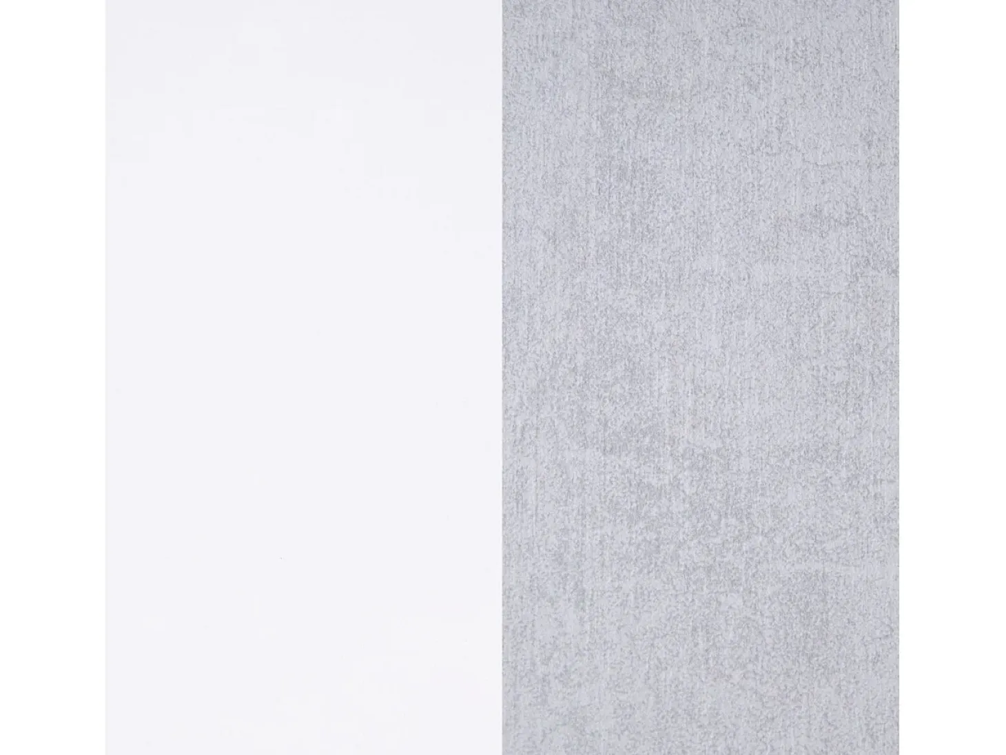 Mesa de escritorio extensible Zira Blanco Artik (Blanco Mate) - Gris Cemento