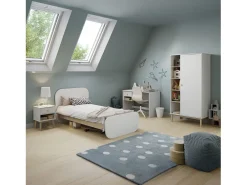 Mesa de escritorio Misty Breeze Blanco - Oak Soft