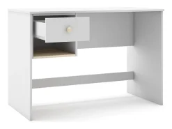 Mesa de escritorio Misty Breeze Blanco - Oak Soft