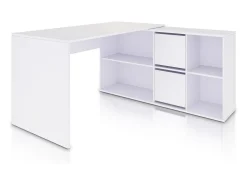 Mesa de escritorio multiposición en blanco mate 136x139 cm Move Blanco Artik (Blanco Mate)