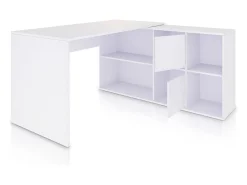 Mesa de escritorio multiposición en blanco mate 136x139 cm Move Blanco Artik (Blanco Mate)