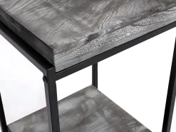 Mesa de flores MCW-K71, gris oscuro, 61cm