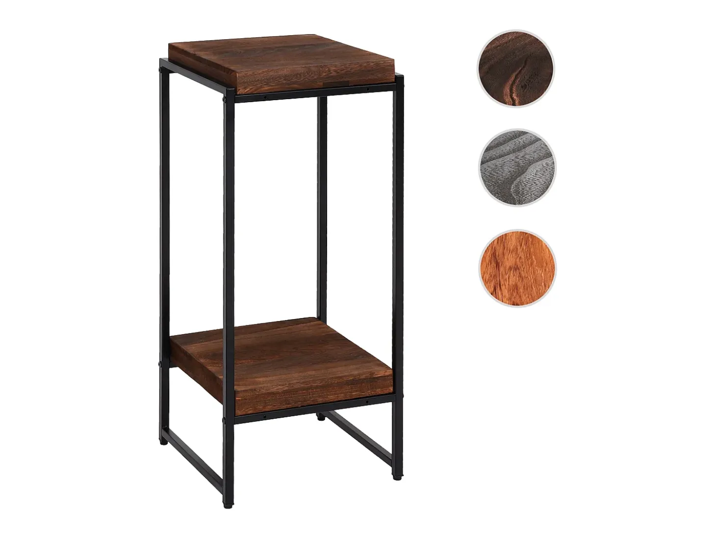 Mesa de flores MCW-K71, marrón oscuro, 82cm
