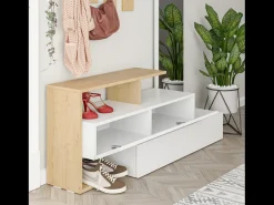 Mesa de madera extensible para 6 personas DYNIA
