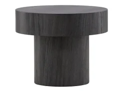 Mesa de rincón Malung Ø50cm color negro.
