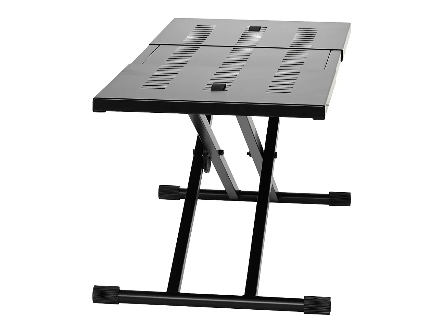 Mesa DJ Portátil SucceBuy, Soporte de Teclado Double-X, Altura Ajustable, Soporte de Mezcla de Audio, (820-1095) x 465 mm