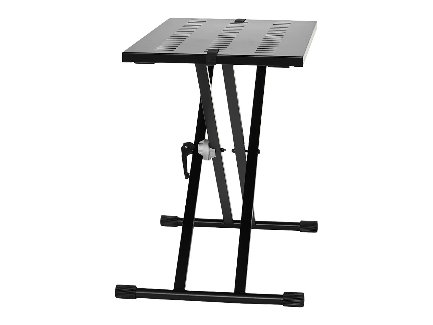 Mesa DJ Portátil SucceBuy, Mesa DJ con Soporte Portátil para Portátil, Altura Ajustable, Soporte con Doble Refuerzo en X