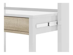 Mesa escritorio extensible con 2 cajones - L100 cm - Consola