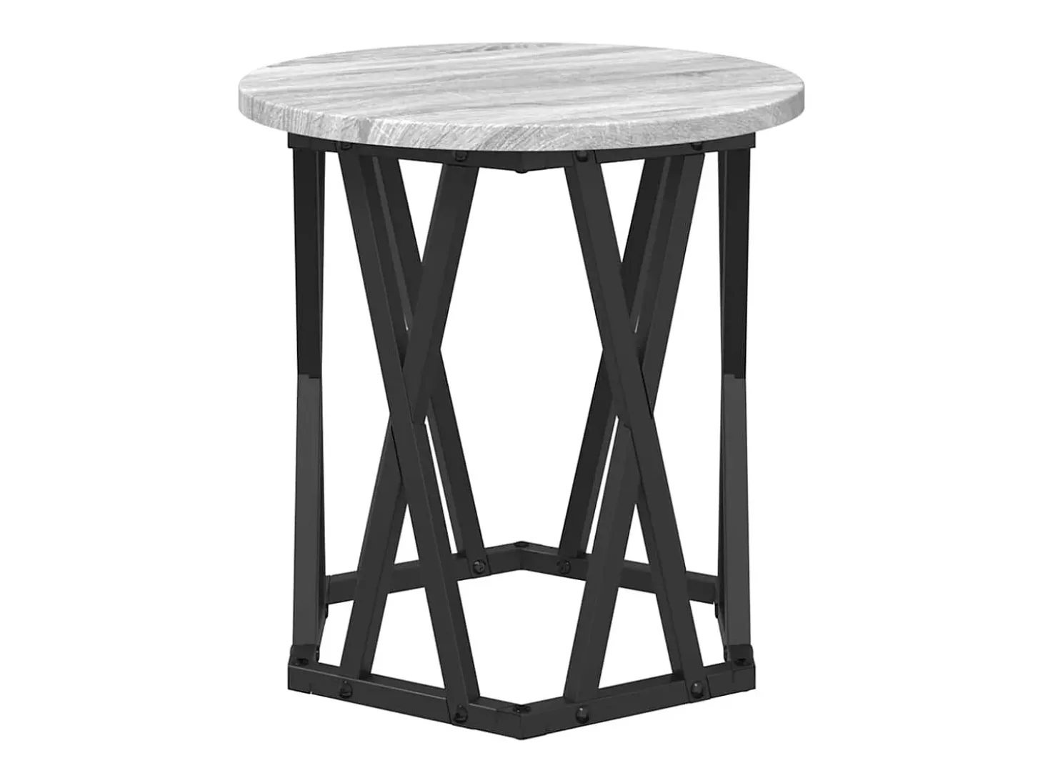 Mesa lateral 2 piezas Gris sonoma 50 x 50 x 40 cm