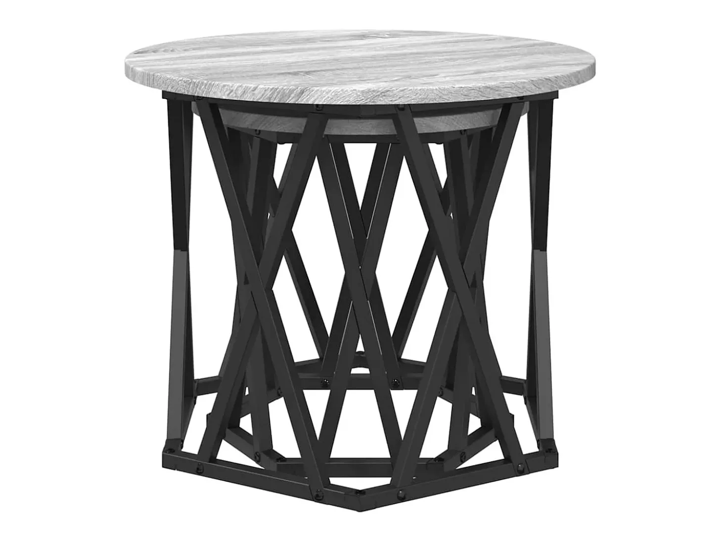 Mesa lateral 2 piezas Gris sonoma 50 x 50 x 40 cm
