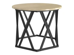 Mesa Lateral Nido 3 piezas Roble Sonoma 53 x 53 x 40 cm