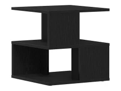 Mesa lateral Roble negro 40 x 40 x 40 cm Madera contrachapada