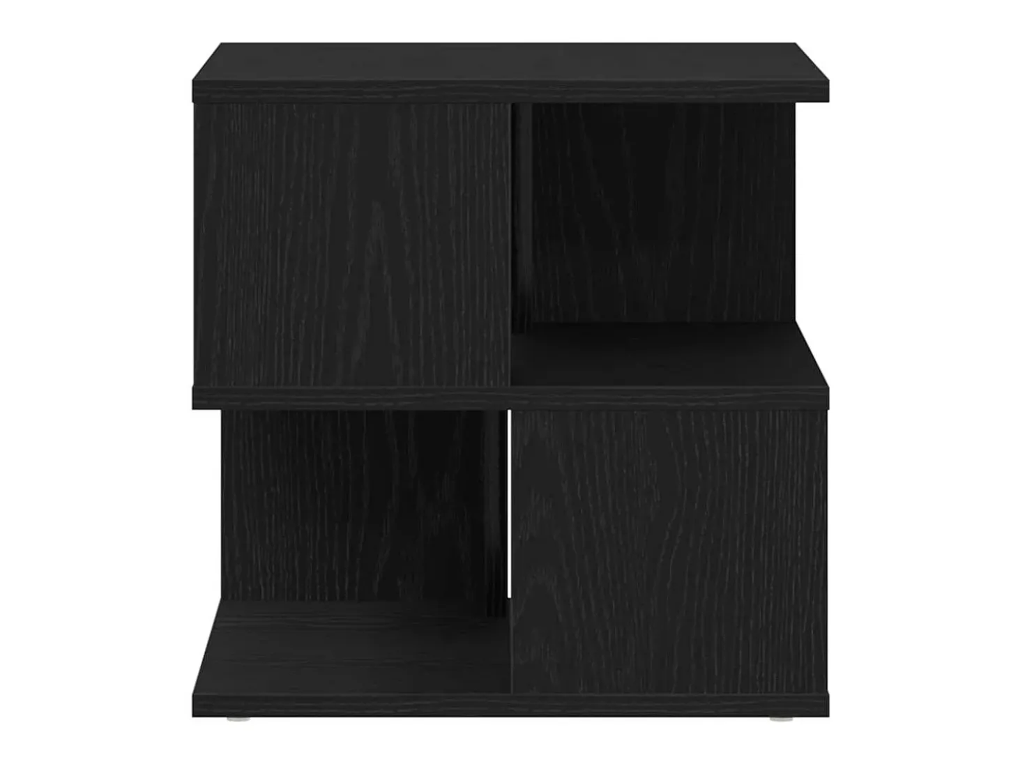 Mesa lateral Roble negro 40 x 40 x 40 cm Madera contrachapada