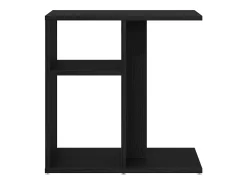 Mesa lateral Roble negro 50 x 30 x 50 cm Madera contrachapada